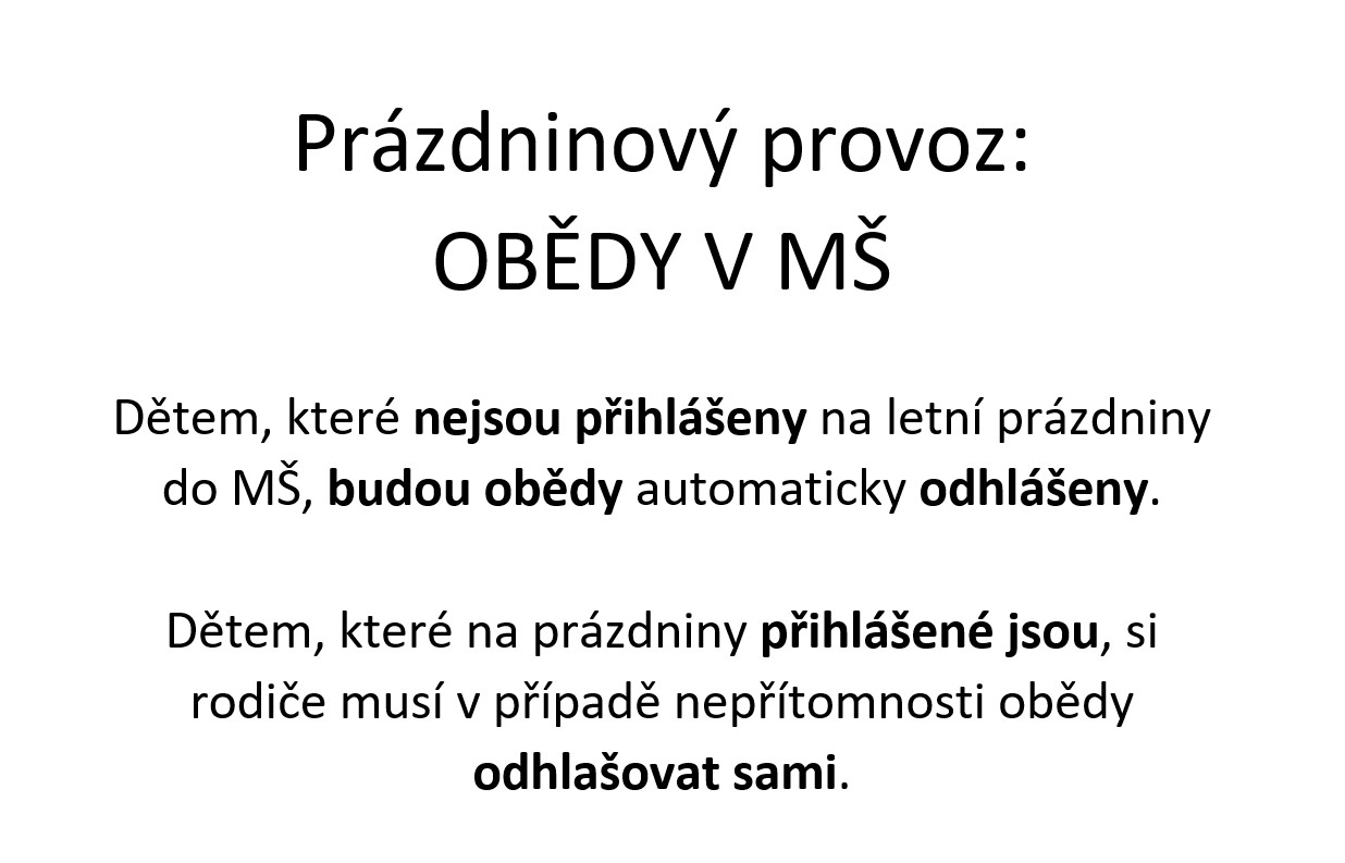 obědy