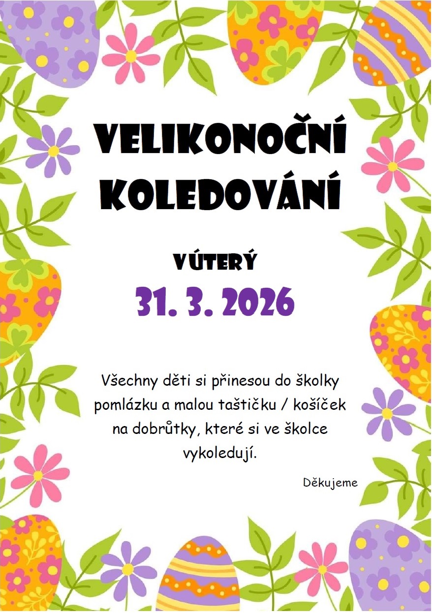 velikonoce 2026