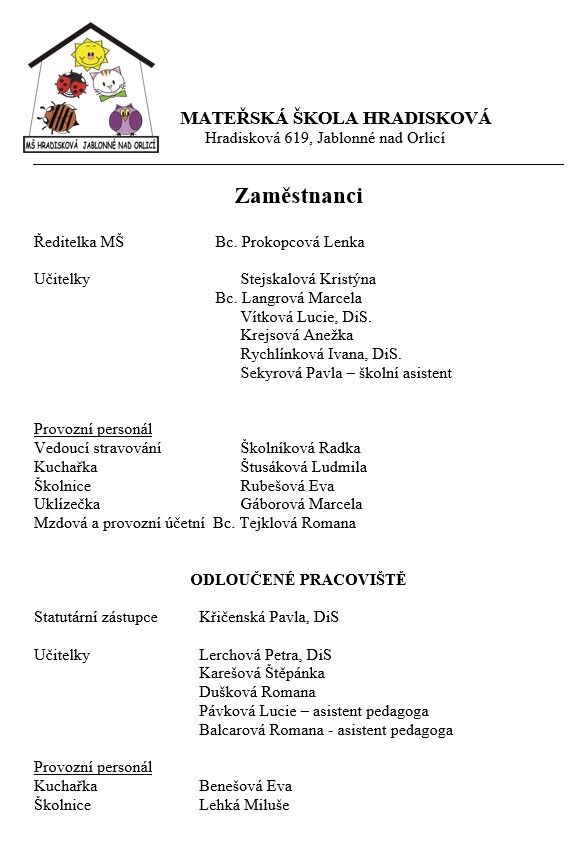 zaměstnanci